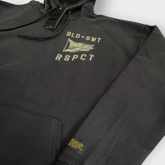 Under Armour Project Rock Veterans Day Hoodie Mens size X-Large1386921-016 (b) - Picture 3 of 8